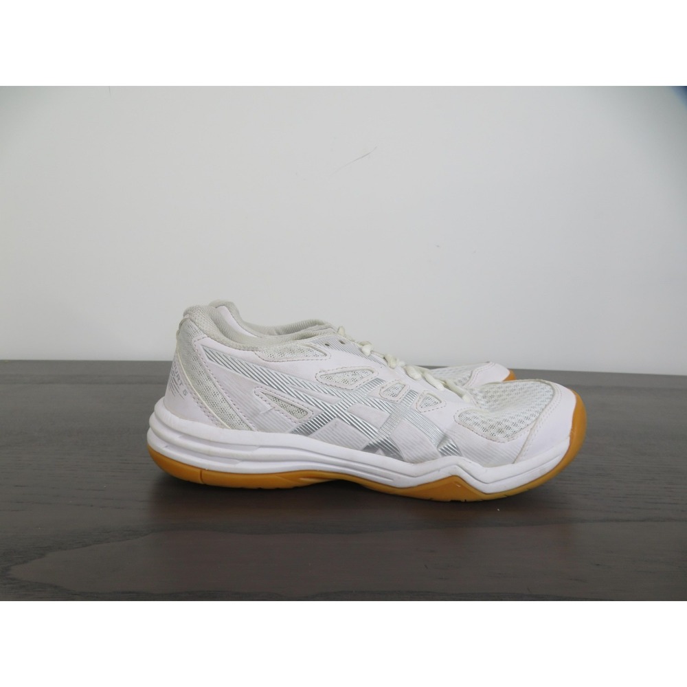 Asics Upcourt 5 Shoes Womens 7.5 White Volleyball Indoor Court Sneakers 1072A088